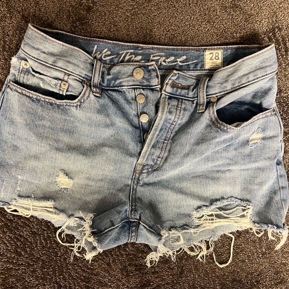 Free people Jean shorts